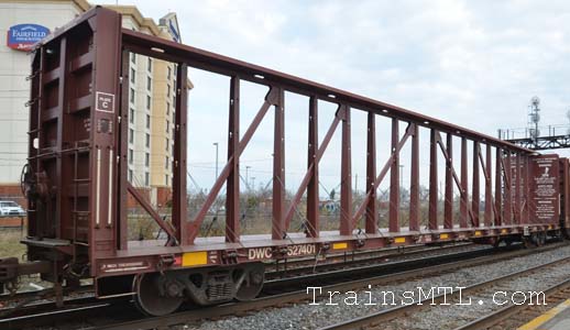 Car/wagon DWC627401 right side / coté droit